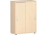 Schiebetürenschrank PALENQUE, 3 OH, B 800 x T 400 x H 1104 mm, Ahorn