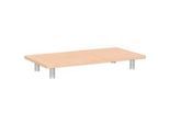 Aufsatzplatte PALENQUE, für Schrank B 800 mm, B 800 x T 400 x H 105 mm, Buche