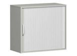 Querrollladenschrank PALENQUE, 2 OH, B 800 x T 400 x H 752 mm, lichtgrau