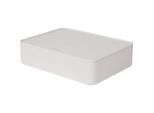 Utensilienbox HAN Allison Smart-Organizer, stapelbar, mit Deckel, rutschfeste Gummifüsse, ABS-Kunststoff, weiss