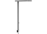 LED-Tischklemmleuchte MAULjuvis, dimmbar, Bewegungs- und Tageslichtsensor, weissaluminium RAL 9006