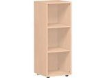 Regal ALICANTE, 3 Ordnerhöhen, 2 Böden, B 400 x T 400 x H 1104 mm, Buche-Dekor