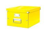 LEITZ® Ablage- und Transportbox Serie Click + Store, mittel, für DIN A4, gelb