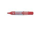 Whiteboardmarker PILOT V-Board Master, nachfüllbar, Tintenstandanzeige, Keilspitze, rot, 1 Stück