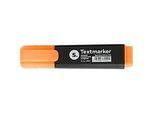 Textmarker, mit Keilspitze, lichtbeständig, schnell trocknend, Schreibfarbe orange, 10 Stück
