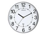 UNILUX Wanduhr Wave, Funk, Ø 30 cm, metallgrau