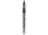 KARIN Brush Marker PRO, Liquid Ink- Technologie, Nylonspitze, 2,4 ml, 1 Stück, schwarz
