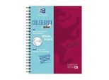 Collegeblock Oxford TOUCH European Book, DIN A4+, kariert, Optik Paper®, Doppelspiralbindung, mit Whiteboard, beere