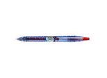 Gelschreiber PILOT Bottle 2 Pen BeGreen, rot, Strichbreite 0,4 mm, nachfüllbar, Druckmechanik, 89 % Recyclingmaterial