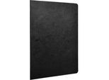 CLAIREFONTAINE Age Bag, Notizbuch mit Drahtheftung, Hardcover, DIN A4, 48 Blatt, 90 g/m², liniert mit Rand, schwarz
