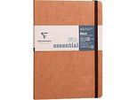 Clairefontaine Notizbuch My Essentials Age Bag, 96 Seiten, DIN A5, 90g/m², nummeriert, Fadenheftung, kariert, braun