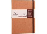 Clairefontaine Notizbuch My Essentials Age Bag, 96 Seiten, DIN A5, 90g/m², nummeriert, Fadenheftung, liniert, braun