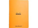 Rhodia Notizheft, 48 Blatt, DIN A4, 80g/m², PEFC®-zertifiziert, Softcover, gepunktet, orange
