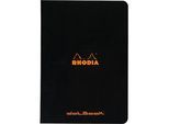 Rhodia Notizheft, 48 Blatt, DIN A5, 80g/m², PEFC®-zertifiziert, Softcover, gepunktet, schwarz