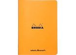 Rhodia Notizheft, 48 Blatt, DIN A5, 80g/m², PEFC®-zertifiziert, Softcover, gepunktet, orange