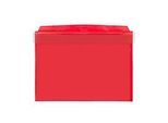 Orgatex Sichttaschen, m. Klappe, A5 quer, rot, 50 St.