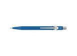 Druckbleistift CARAN D'ACHE 844 Colormat-X, 0,7 mm, Aluminium, Metallclip, Minenresevoir, Slimpack, blau
