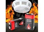 Batterien, für Rauchmelder, E-Block, 9 V, 2 Stück