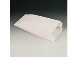 Faltenbeutel Papstar, Papier & gefädelte Cellulose, weiss, Füllinhalt 1 kg, 240 x 110 x 60 mm, 1000 Stück