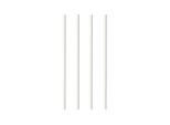 Trinkhalme Papstar Pure, Einweg, L 200 x Ø 6 mm, aus FSC®-zertifiziertem Papier, weiss-uni, 100 Stück