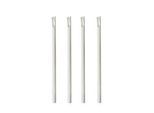 Trinkhalme Papstar Pure, mit Löffel, Einweg, L 200 x Ø 8 mm, aus FSC®-zertifiziertem Papier, weiss, 100 Stück