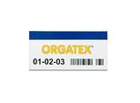 ORGATEX Magnet-Einsteckschilder Color, 35 x 150 mm, blau, 100 St.
