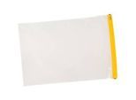 Planschutztasche Eichner, gelber Gleitverschluss, Polyethylen transparent, Format A2