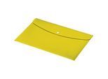 Leitz® Sammelmappe Recycle, Format A4, Druckknopfverschluss, blickdicht, 100 % recycelbar, Blauer Engel, Recyclingkunststoff, gelb