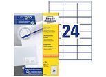 AVERY Zweckform Universal-Etiketten 3422, ultragrip, 70 x 35 mm, 2400 Stück