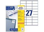AVERY Zweckform Universal-Etiketten 3479, ultragrip, 70 x 32 mm, 2700 Stück
