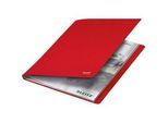 Leitz® Sichtbuch Recycle, A4, 40 dokumentenechte Sichthüllen, bis zu 2 Blatt/Hülle, Rückenschild, 100 % recycelbar, Kunststoff, rot