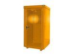 Gasflaschencontainer BAUER GFC-B M0, B 1090 x T1185 x H 2205, für 9 Gasflaschen, feuerbeständig, abschliessbar, orange