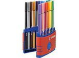 STABILO® Fasermaler Pen 68 ColorParade in Kunsstoffbox, 20 St.