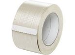 Filament Klebeband, glasfaserverstärkt, besonders reissfest, B 75 mm, 18 Stück