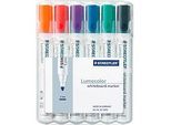 STAEDTLER Whiteboardmarker Lumocolor®, 2 mm, 6er Set