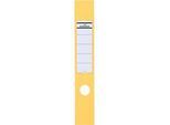 DURABLE Ordnerrückenschilder Ordofix, Rückenbreite 60 mm, selbstklebend, 10 Stück, gelb