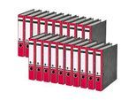 LEITZ® Ordner 1050, DIN A4, Rückenbreite 52 mm, 20 Stück, rot