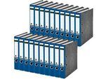 LEITZ® Ordner 1050, DIN A4, Rückenbreite 52 mm, 20 Stück, blau
