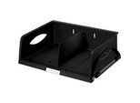 LEITZ® Ablagekorb Sorty, DIN A4 quer, Polystyrol, schwarz