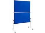 Moderationswand Legamaster ECONOMY, Filz - klappbar, blau