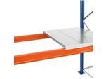 Schulte Lagertechnik Stahlpaneel-Ebene für Palettenregale, Stärke 1,25 mm, B 3600 x T 1100 mm, aufgelegt, verzinkt