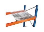 Schulte Lagertechnik Holmbündig einlegbarer Gitterrost für Palettenregale, B 2700 x T 1100 mm, für Holmtiefe 50 mm, verzinkt, 3 Stück