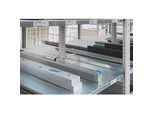 SCHULTE Lagertechnik - Doppel-Grundregal Stecksystem MULTIPlus250 - 3000x1000x(2x500) mm, 14 Böden, verzinkt