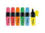 Pelikan Textmarker 490, 6er-Set, sortiert