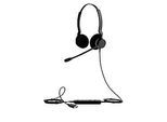 Headset Jabra BIZ 2400 USB Duo MS, für Microsoft Lync, FreeSpin™-Mikrofonarm, Geräuschunterdrückung, Duo-Ausführung