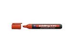 EDDING Permanent Marker 330, mit Keilspitze, 1-5 mm, 10 Stück, rot