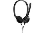 Stereo-Headset EPOS EDU 10, binaural, schnurgebunden, 3,5 mm Klinkenstecker, Geräuschunterdrückung, Plug-and-Play, 10 Stück, schwarz