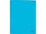 Leitz® Schnellhefter Recycle, Format A4, bis zu 250 Blatt, Heftmechanik, 100 % recycelbar, Blauer Engel, Recyclingkarton, blau