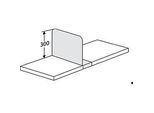 Verschiebbarer Fachteiler, für Stahlregal Status, für T 600 mm