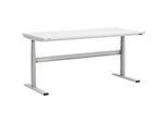 Treston TED Arbeitstisch M1500, B 1800 x T 800 mm, elektrisch höhenverstellbar, T-Fuss, lichtgrau RAL 7035